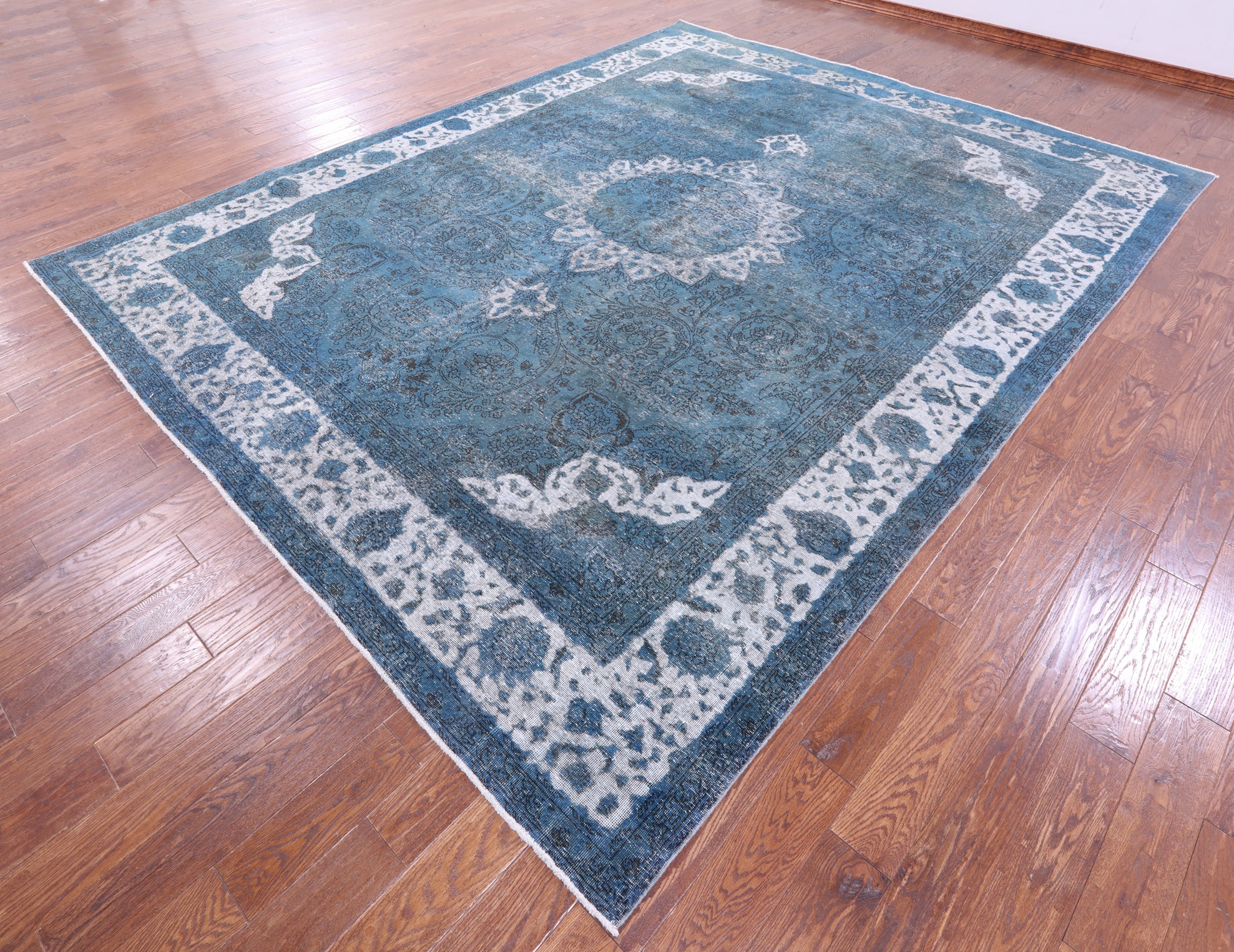 Persian Overdyed Hand Knotted Wool Rug - 10' 0" X 12' 10" - Golden Nile
