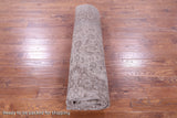 Grey Persian Overdyed Hand Knotted Wool Rug - 9' 8" X 12' 4" - Golden Nile