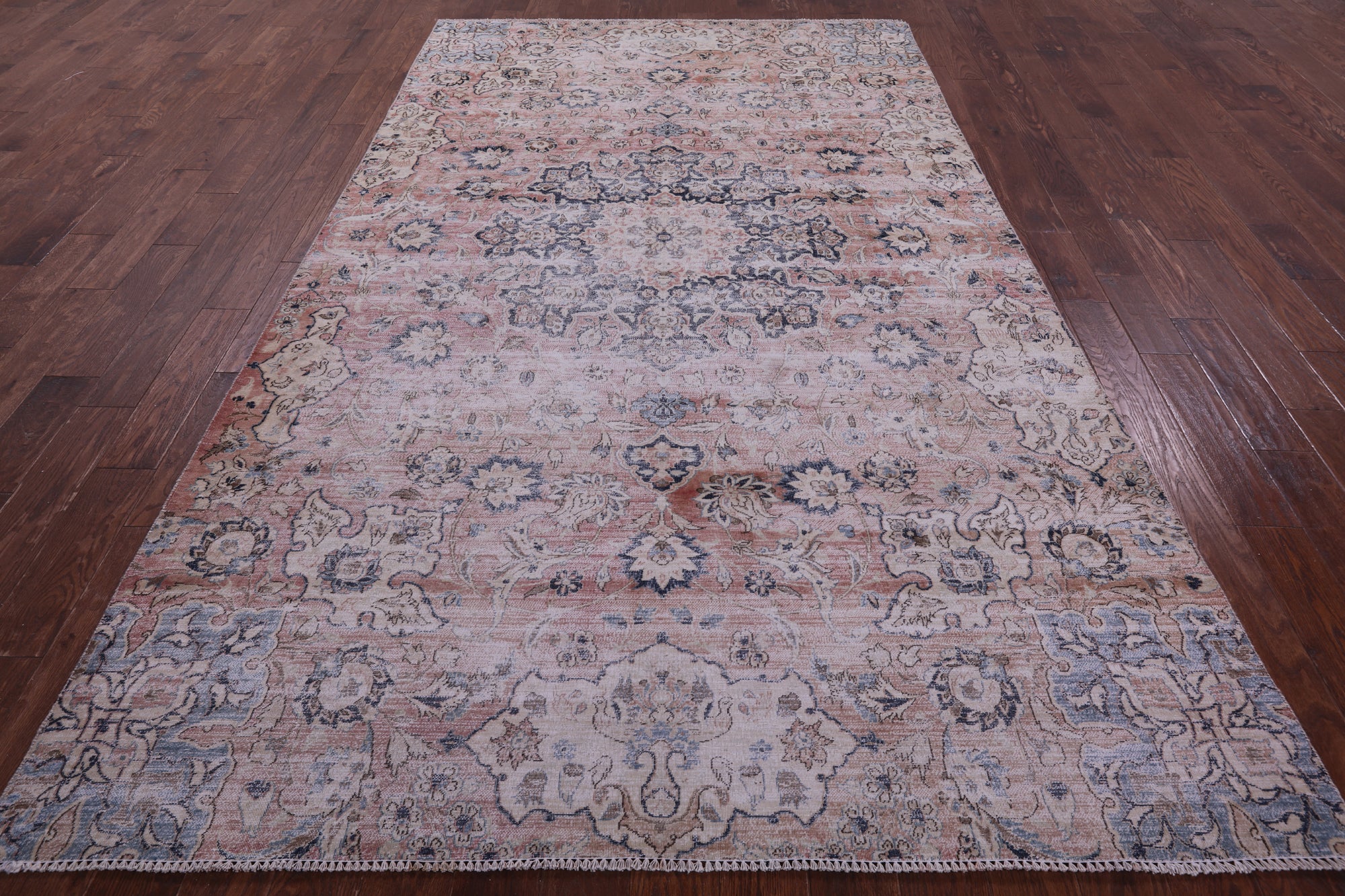 Persian Overdyed Handmade Wool Rug - 6' 6" X 10' 10" - Golden Nile