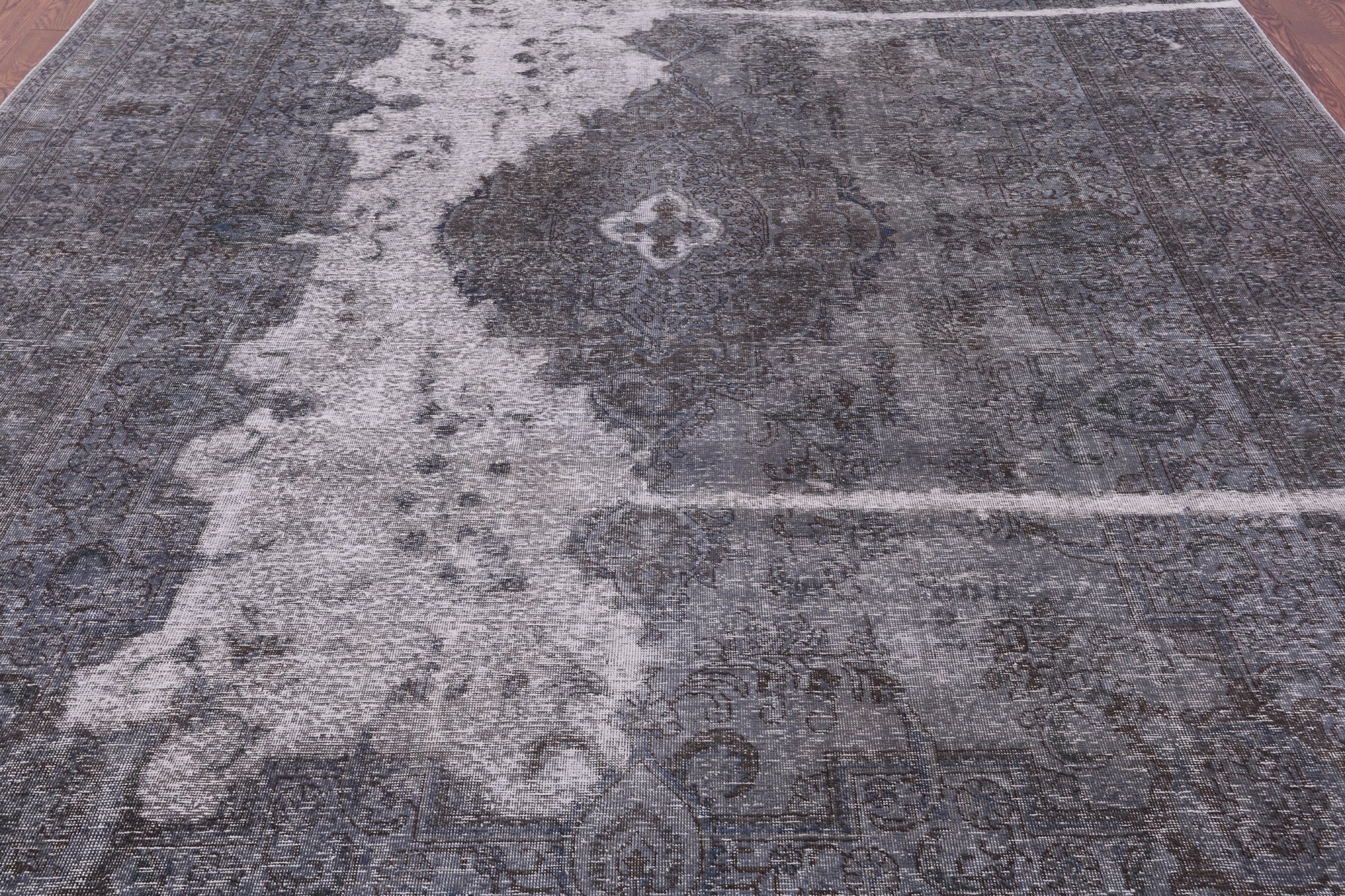 Persian Overdyed Hand Knotted Wool Rug - 9' 8" X 13' 1" - Golden Nile