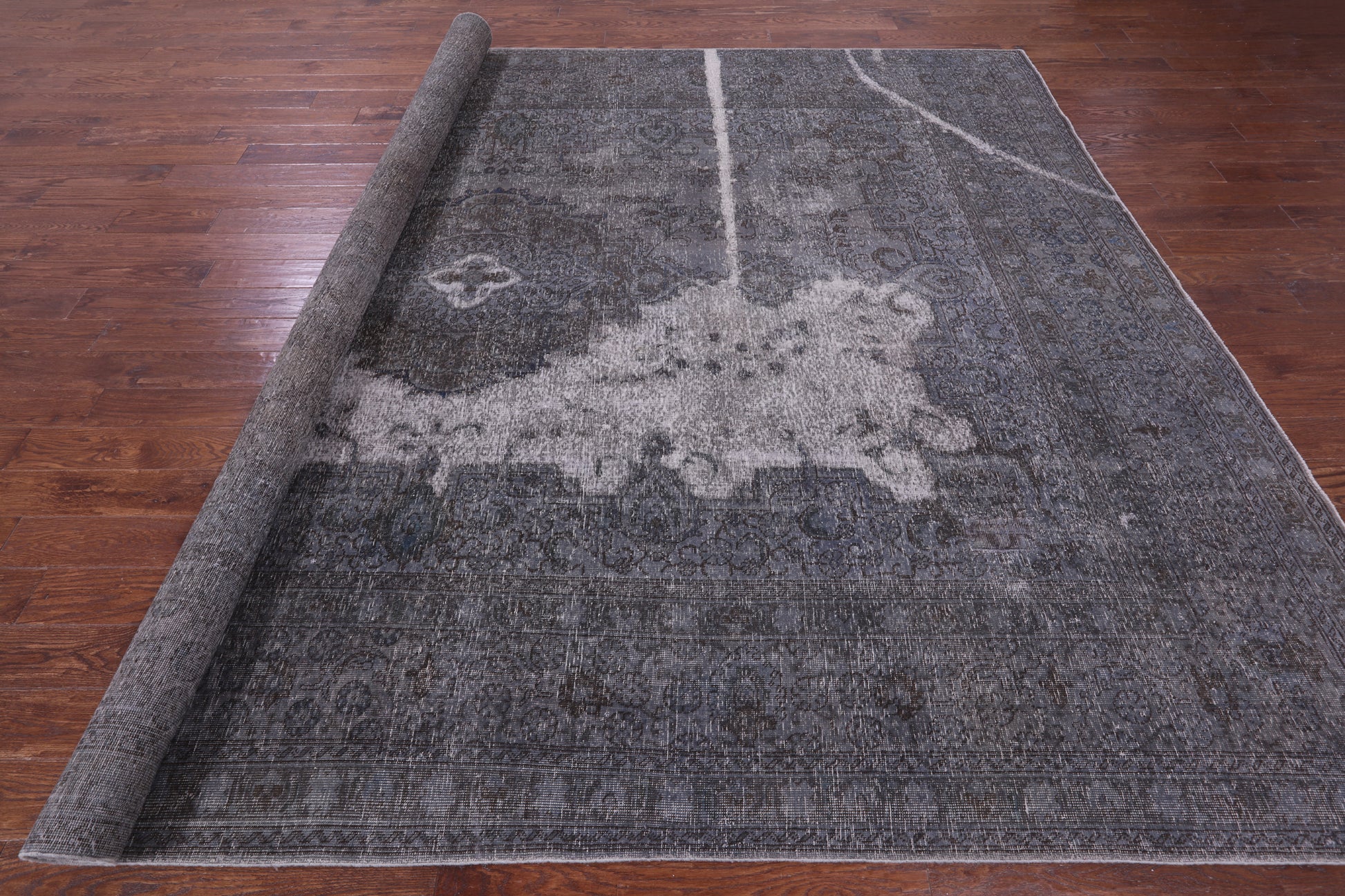 Persian Overdyed Hand Knotted Wool Rug - 9' 8" X 13' 1" - Golden Nile