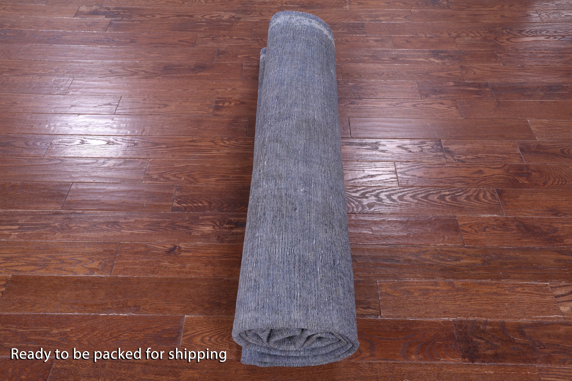 Blue Persian Overdyed Hand Knotted Wool Rug - 9' 8" X 12' 10" - Golden Nile