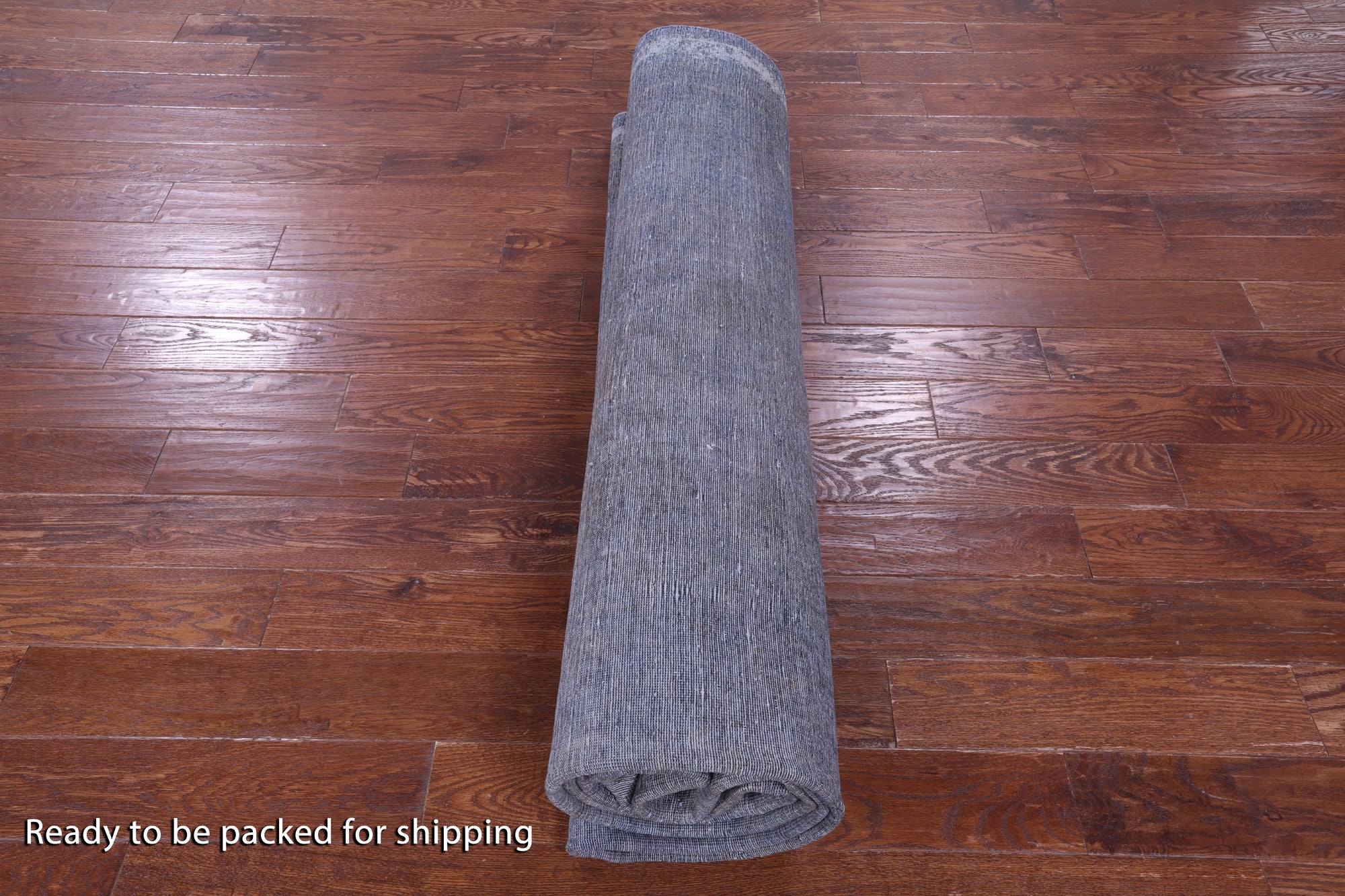 Blue Persian Overdyed Hand Knotted Wool Rug - 9' 8" X 12' 10" - Golden Nile