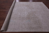 Ivory Persian Vintage White Wash Hand Knotted Wool Rug - 9' 3" X 13' 0" - Golden Nile