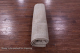 Ivory Persian Vintage White Wash Hand Knotted Wool Rug - 9' 3" X 13' 0" - Golden Nile
