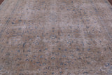 Persian Vintage White Wash Hand Knotted Wool Rug - 9' 8" X 12' 5" - Golden Nile