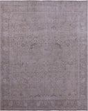 Ivory Persian Vintage White Wash Handmade Wool Rug - 9' 8" X 12' 2" - Golden Nile