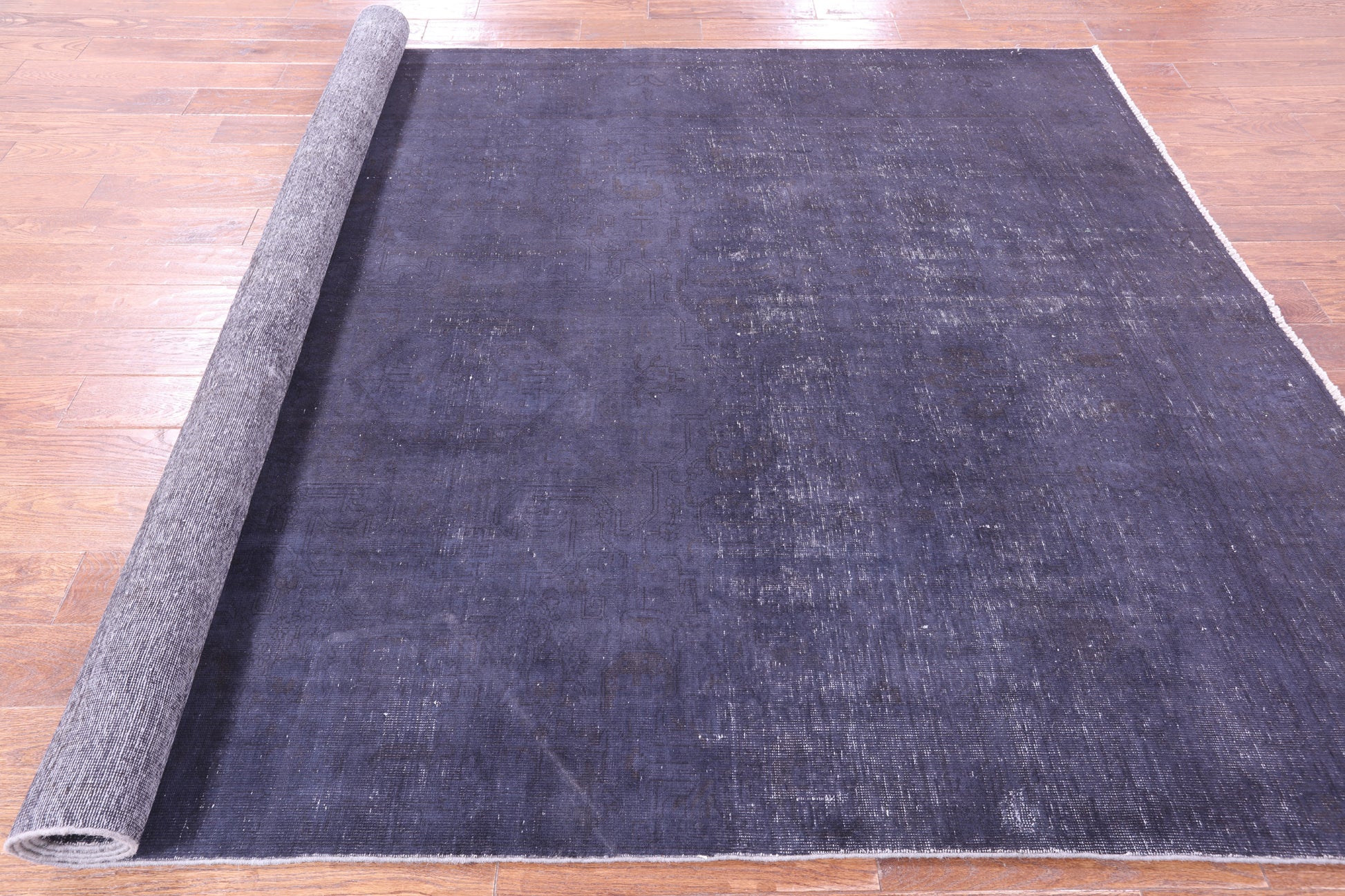 Persian Overdyed Hand Knotted Wool Rug - 6' 10" X 10' 1" - Golden Nile