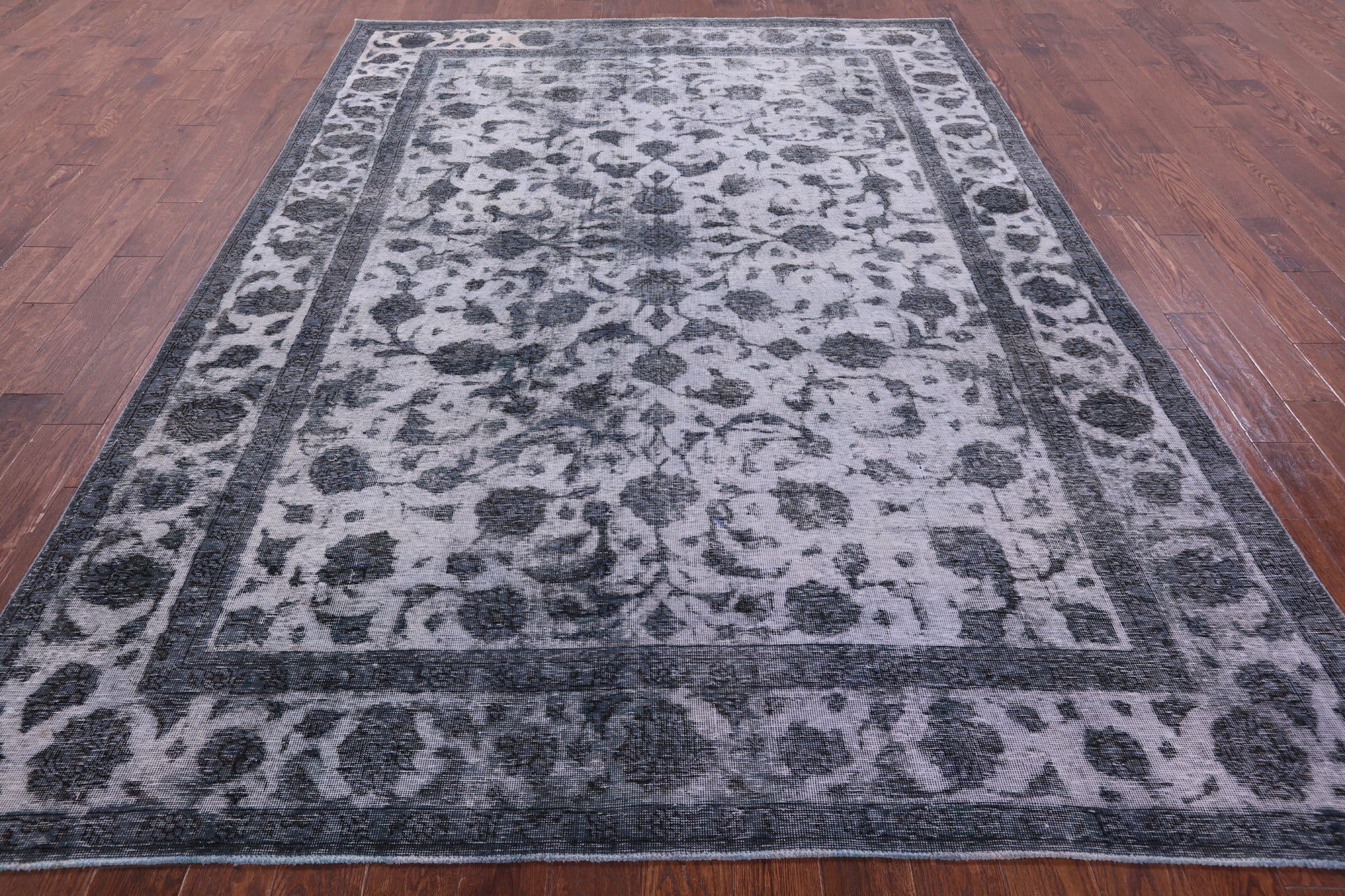 Persian Overdyed Hand Knotted Wool Rug - 7' 9" X 11' 0" - Golden Nile
