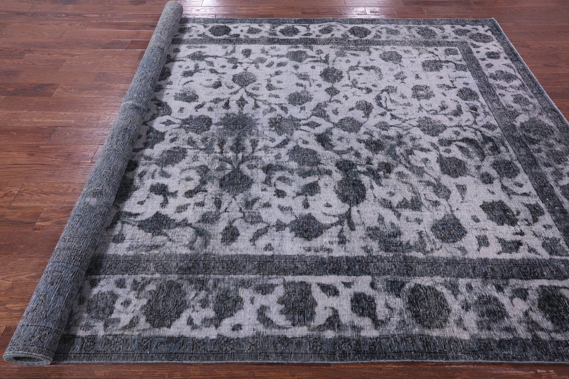 Persian Overdyed Hand Knotted Wool Rug - 7' 9" X 11' 0" - Golden Nile