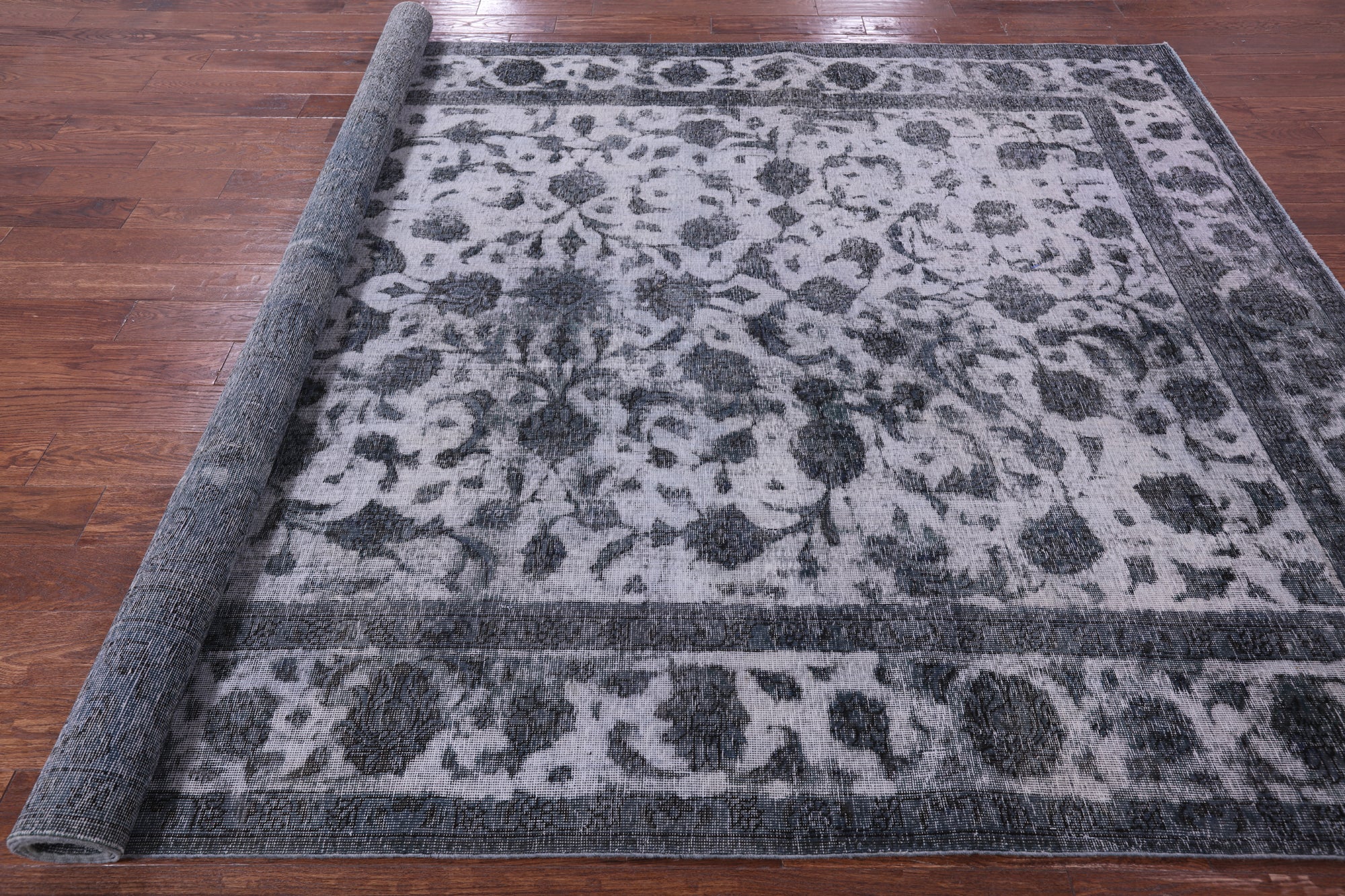 Persian Overdyed Hand Knotted Wool Rug - 7' 9" X 11' 0" - Golden Nile