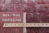 Persian Overdyed Handmade Wool Rug - 9' 9" X 13' 0" - Golden Nile