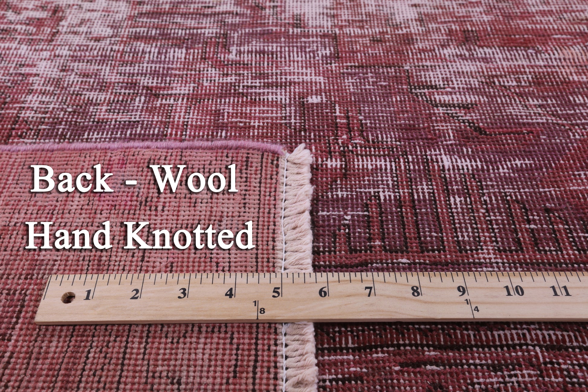 Persian Overdyed Handmade Wool Rug - 9' 9" X 13' 0" - Golden Nile