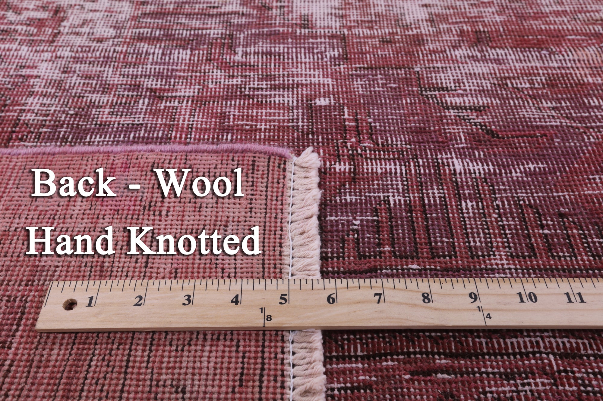 Persian Overdyed Handmade Wool Rug - 9' 9" X 13' 0" - Golden Nile