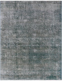 Green Persian Overdyed Hand Knotted Wool Rug - 9' 8" X 12' 2" - Golden Nile
