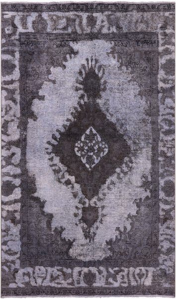 Persian Overdyed Hand Knotted Wool Rug - 5' 9" X 9' 6" - Golden Nile