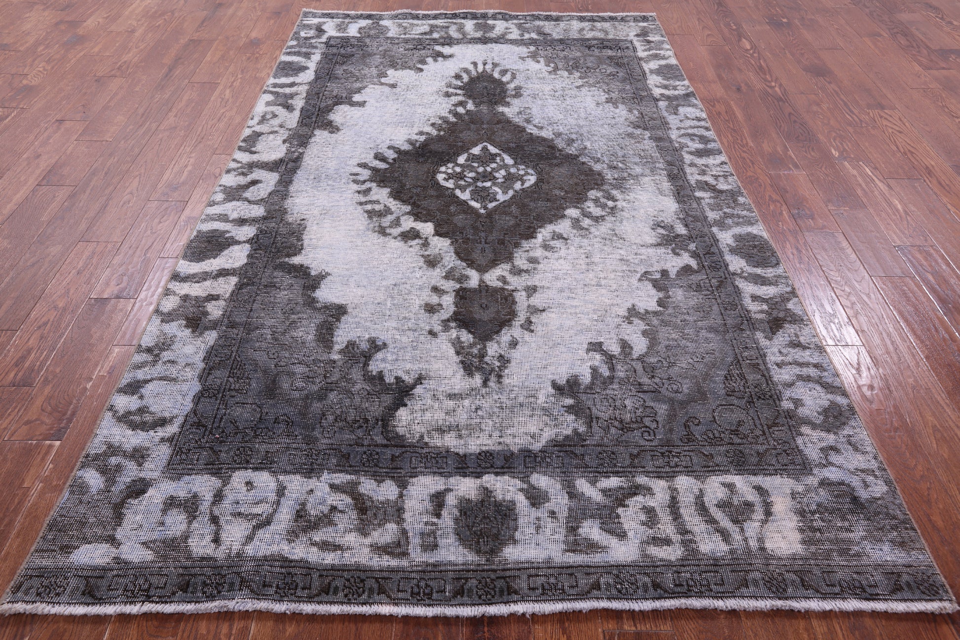 Persian Overdyed Hand Knotted Wool Rug - 5' 9" X 9' 6" - Golden Nile
