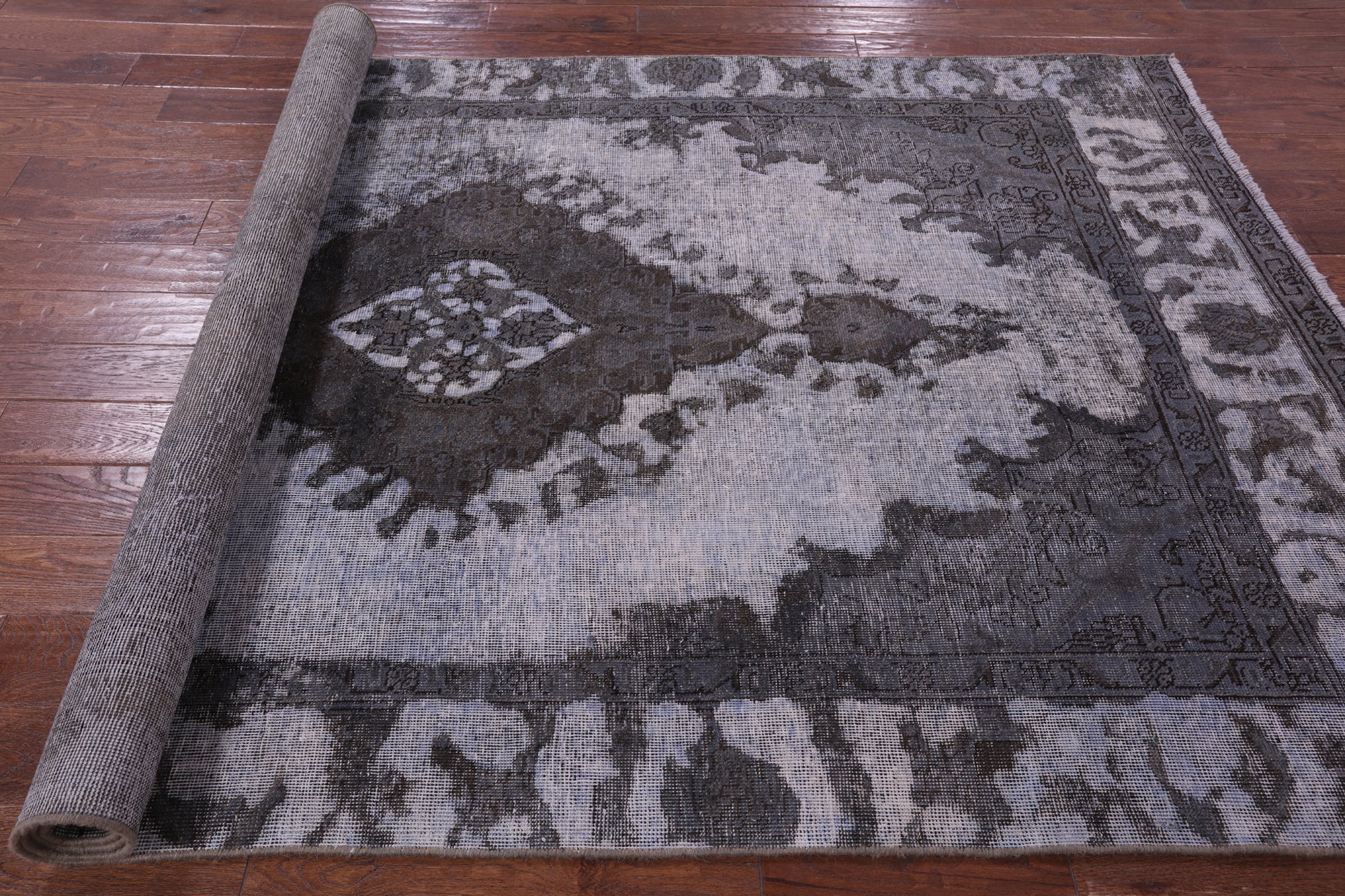 Persian Overdyed Hand Knotted Wool Rug - 5' 9" X 9' 6" - Golden Nile