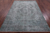 Persian Overdyed Hand Knotted Wool Rug - 6' 3" X 9' 0" - Golden Nile