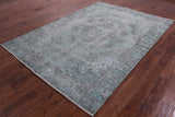 Persian Overdyed Hand Knotted Wool Rug - 6' 3" X 9' 0" - Golden Nile
