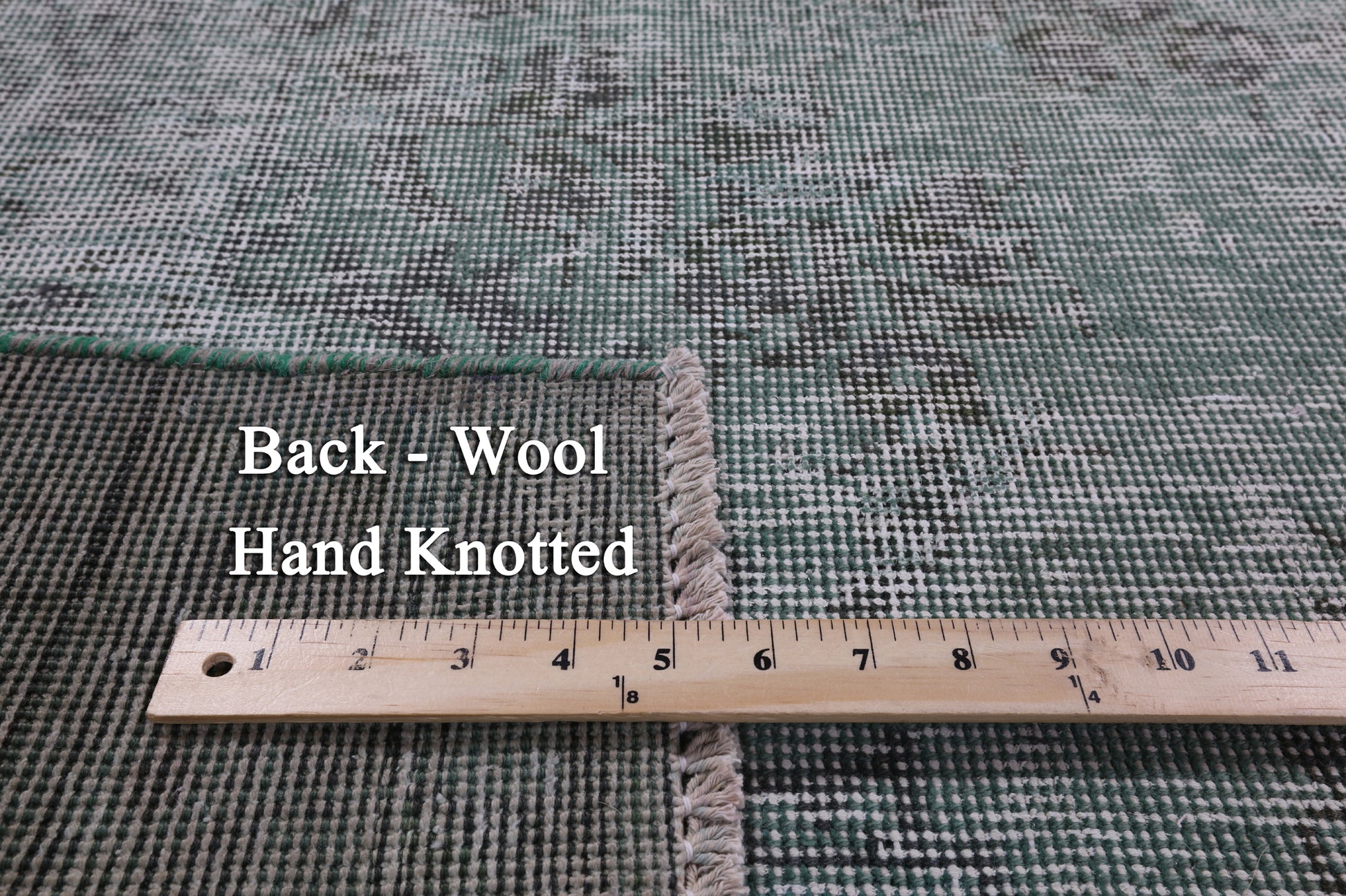 Persian Overdyed Hand Knotted Wool Rug - 6' 3" X 9' 0" - Golden Nile