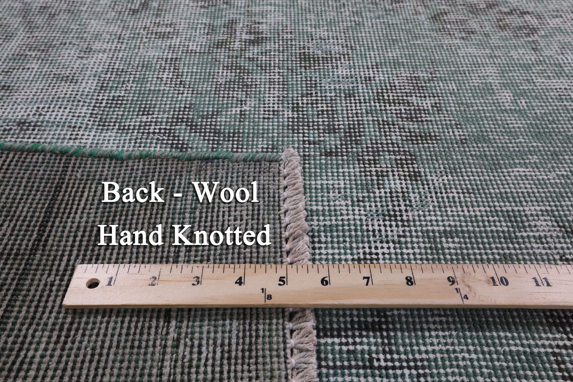 Persian Overdyed Hand Knotted Wool Rug - 6' 3" X 9' 0" - Golden Nile