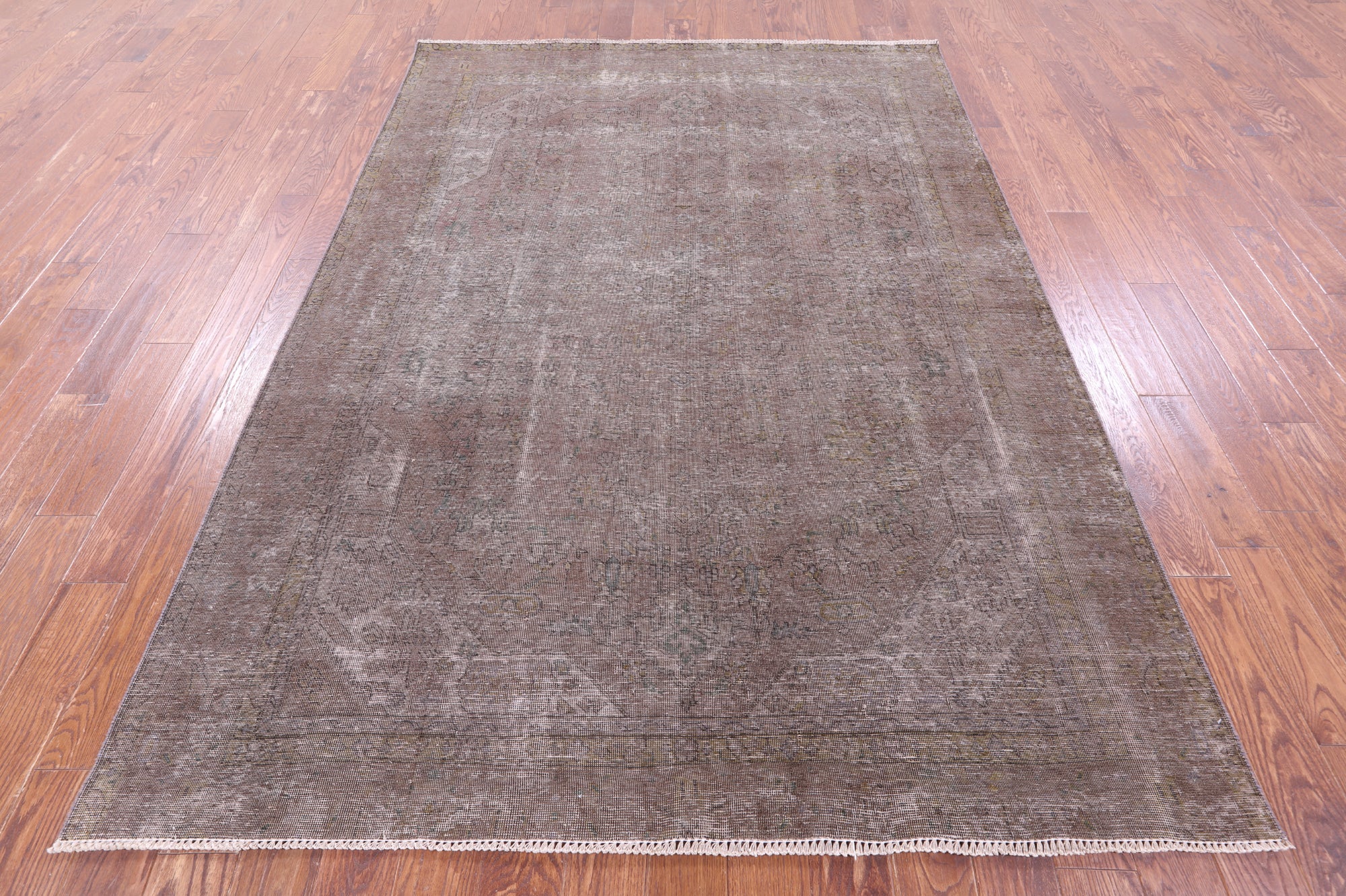 Persian Overdyed Hand Knotted Wool Rug - 6' 6" X 9' 2" - Golden Nile