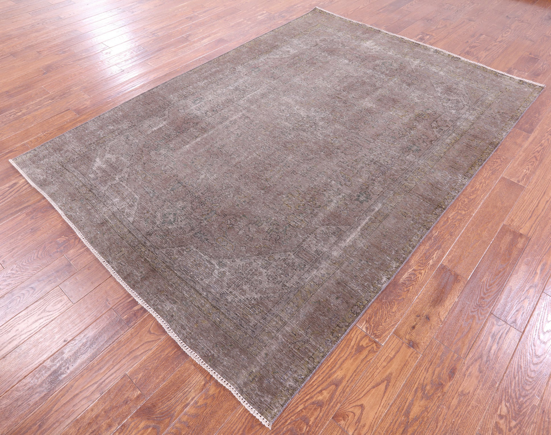 Persian Overdyed Hand Knotted Wool Rug - 6' 6" X 9' 2" - Golden Nile