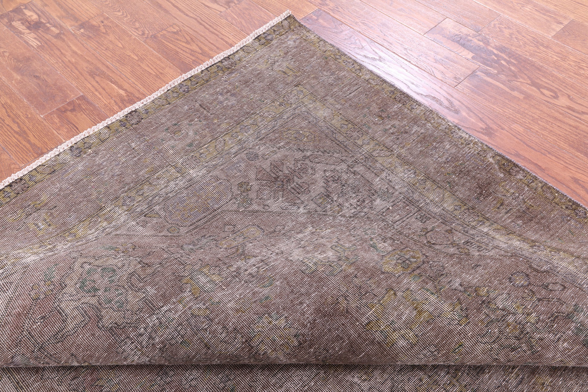 Persian Overdyed Hand Knotted Wool Rug - 6' 6" X 9' 2" - Golden Nile