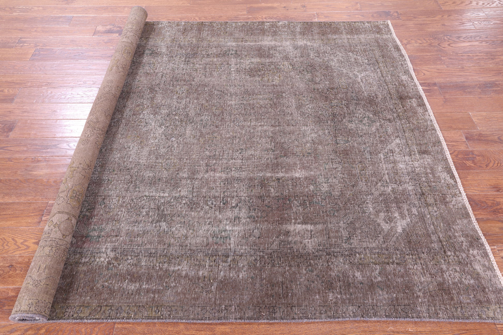 Persian Overdyed Hand Knotted Wool Rug - 6' 6" X 9' 2" - Golden Nile