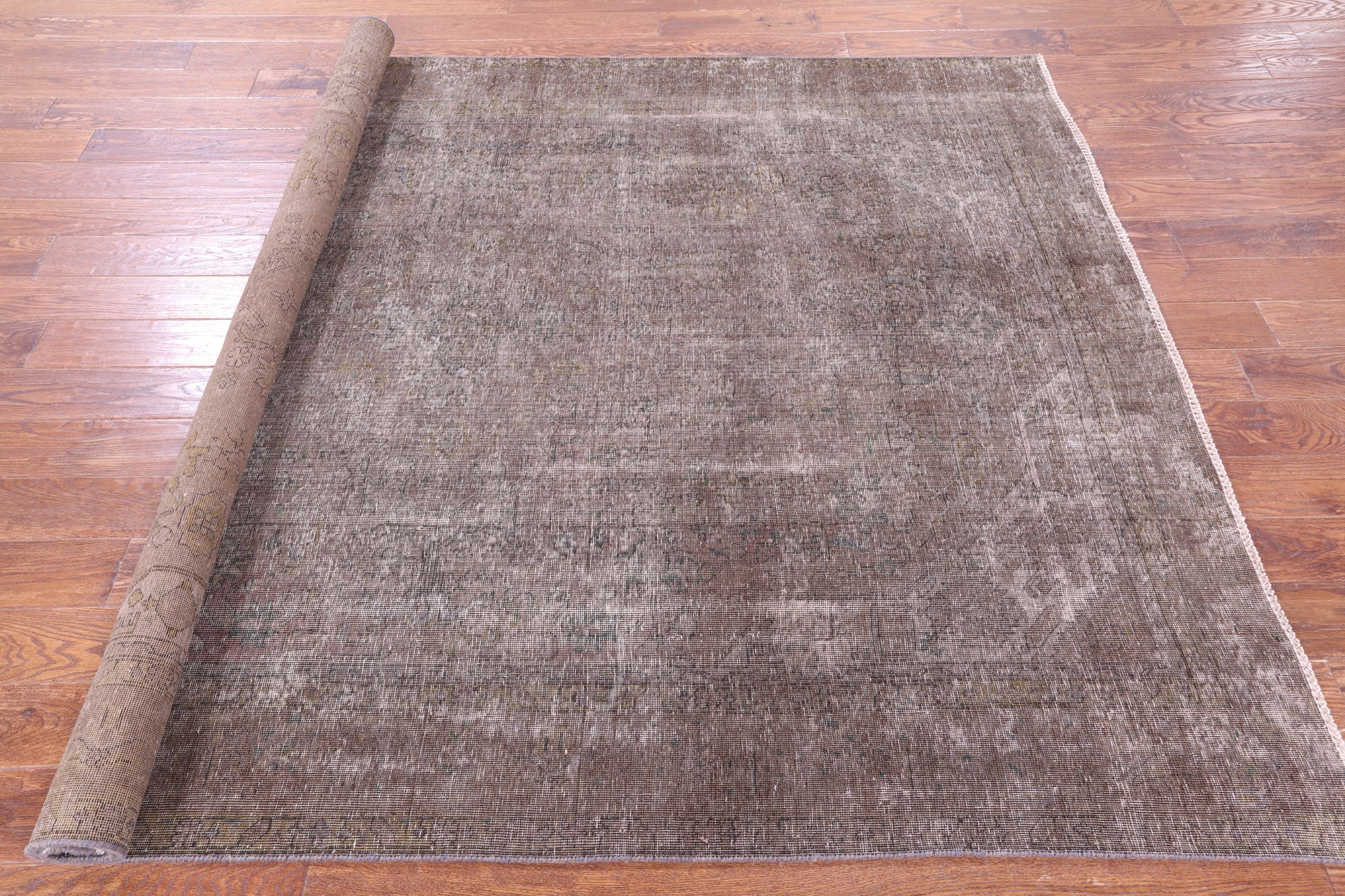 Persian Overdyed Hand Knotted Wool Rug - 6' 6" X 9' 2" - Golden Nile