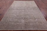 Persian Vintage White Wash Hand Knotted Wool Rug - 7' 5" X 10' 6" - Golden Nile