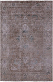 Persian Vintage White Wash Hand Knotted Wool Rug - 6' 6" X 9' 9" - Golden Nile