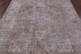 Persian Vintage White Wash Hand Knotted Wool Rug - 6' 6" X 9' 9" - Golden Nile