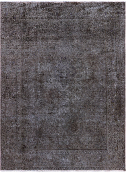 Persian Overdyed Hand Knotted Wool Rug - 6' 7" X 8' 8" - Golden Nile