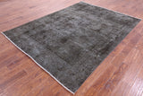 Persian Overdyed Hand Knotted Wool Rug - 6' 7" X 8' 8" - Golden Nile