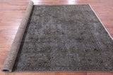Persian Overdyed Hand Knotted Wool Rug - 6' 7" X 8' 8" - Golden Nile