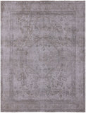 Ivory Persian Vintage White Wash Handmade Wool Area Rug - 8' 3" X 10' 6" - Golden Nile