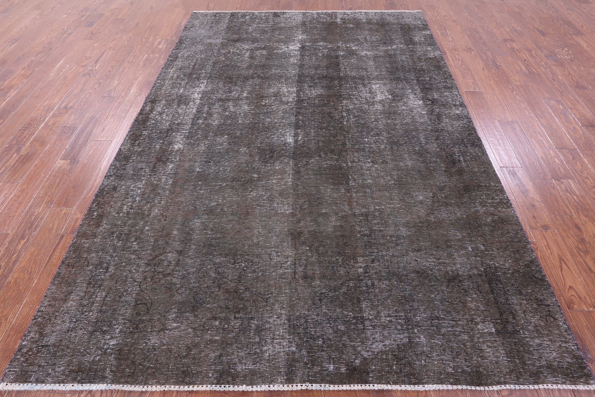 Persian Overdyed Hand Knotted Wool Rug - 7' 3" X 10' 2" - Golden Nile