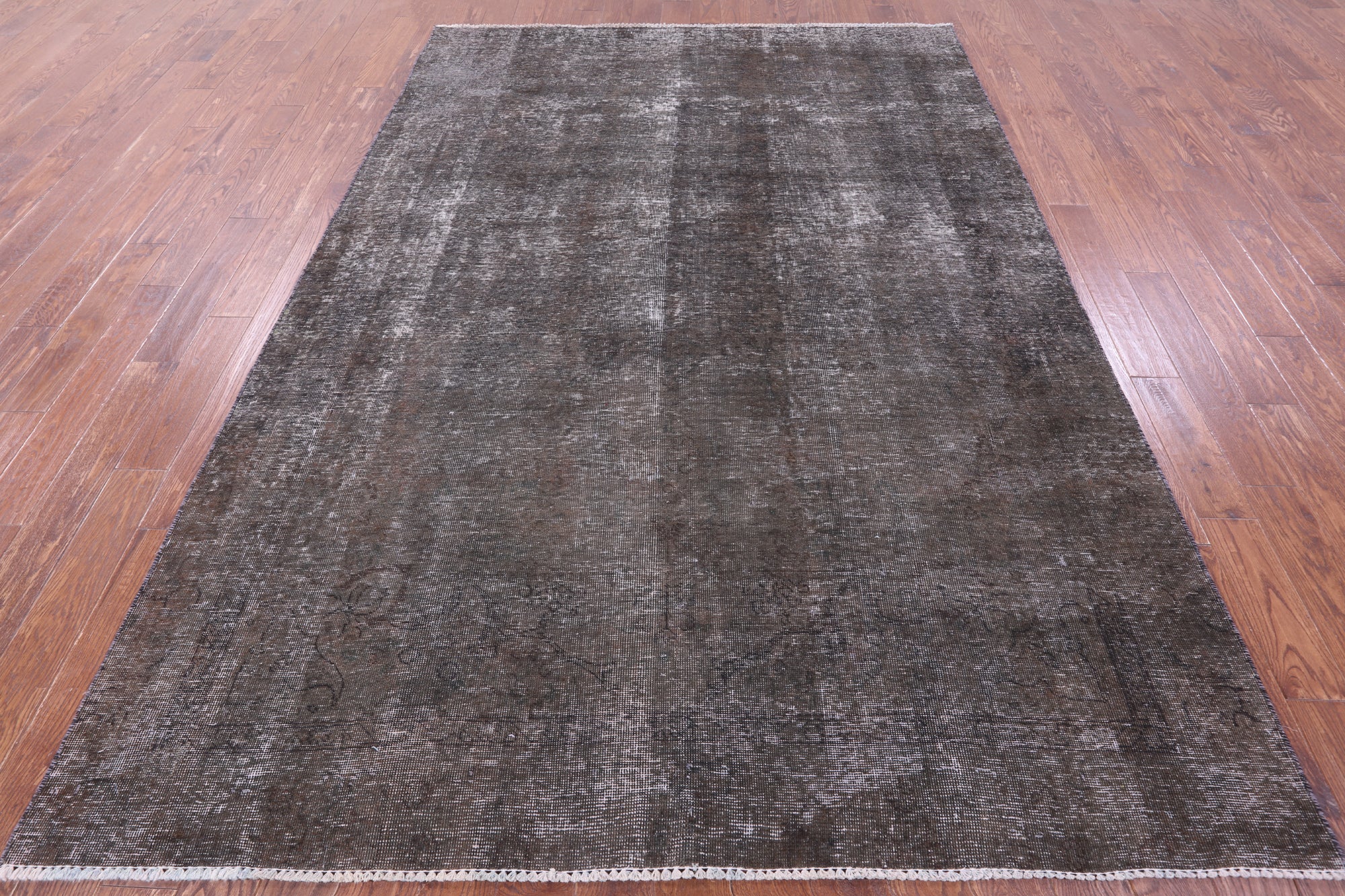 Persian Overdyed Hand Knotted Wool Rug - 7' 3" X 10' 2" - Golden Nile