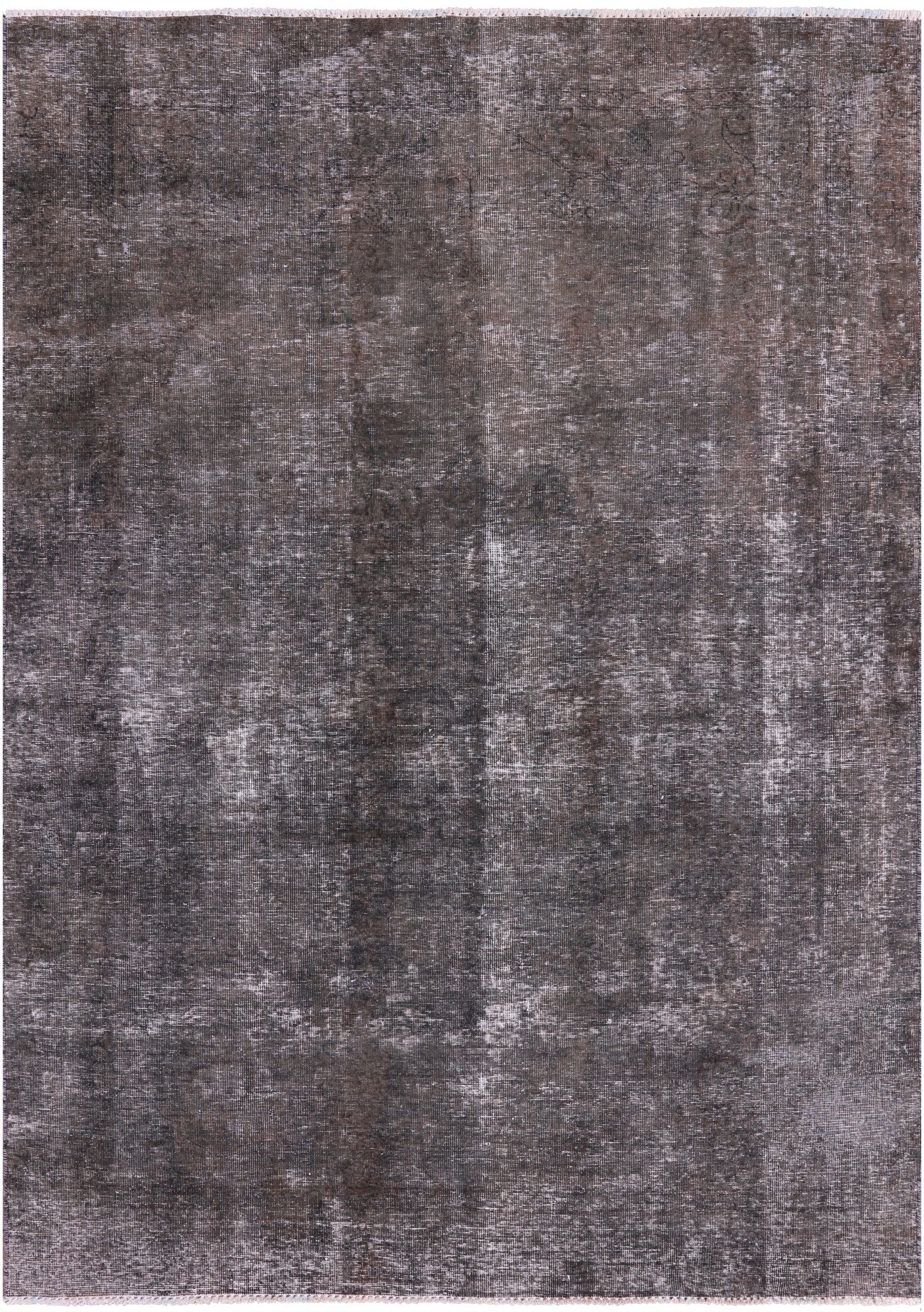 Persian Overdyed Hand Knotted Wool Rug - 7' 3" X 10' 2" - Golden Nile