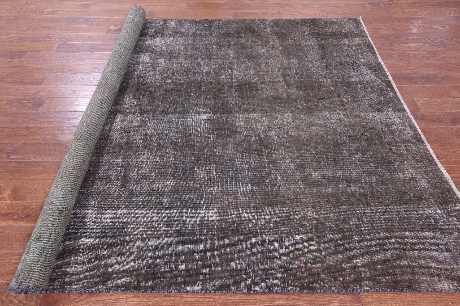 Persian Overdyed Hand Knotted Wool Rug - 7' 3" X 10' 2" - Golden Nile