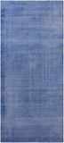 Blue Persian Overdyed Hand Knotted Wool Rug - 5' 5" X 12' 4" - Golden Nile
