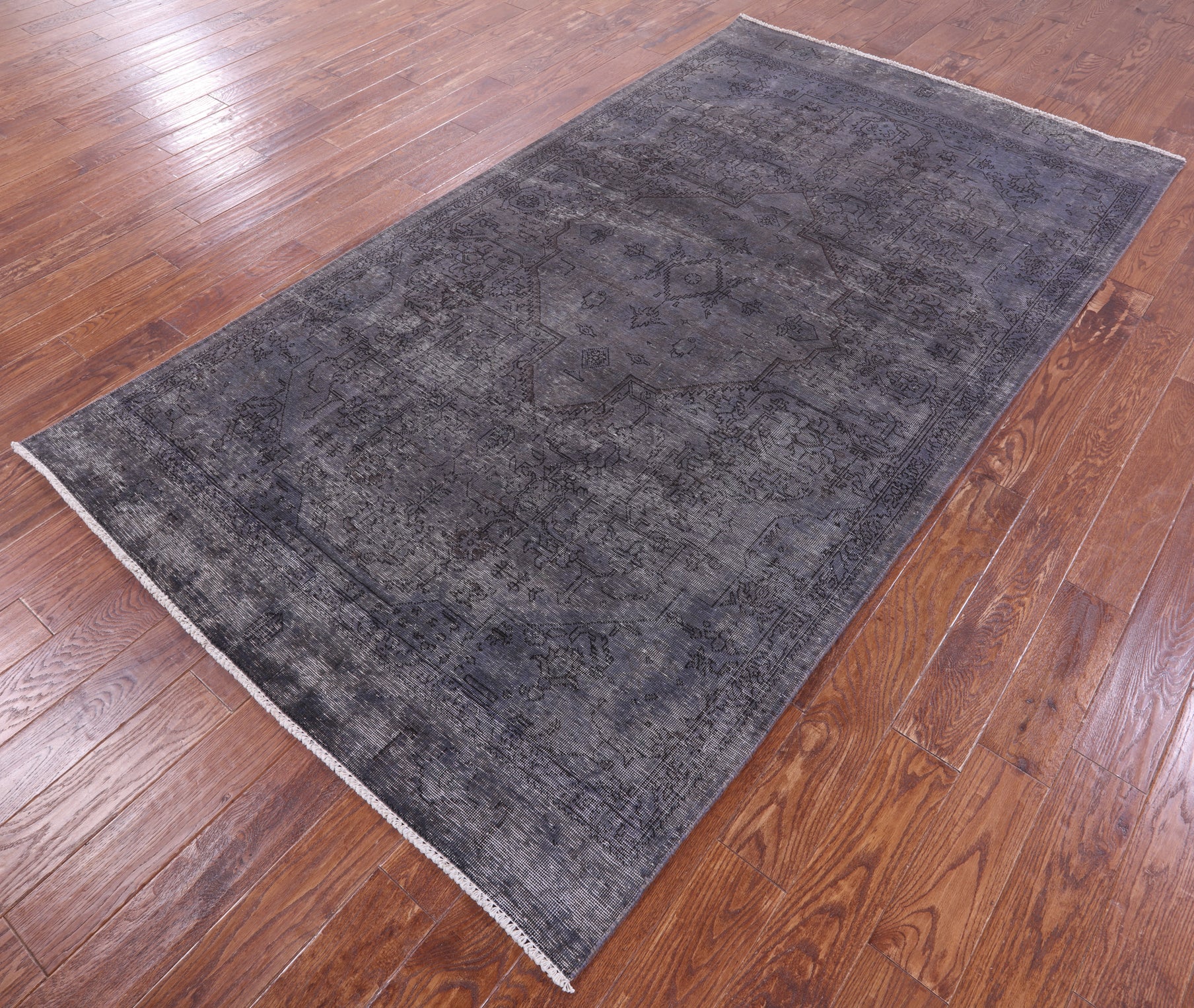 Persian Overdyed Handmade Wool Rug - 5' 5" X 9' 6" - Golden Nile