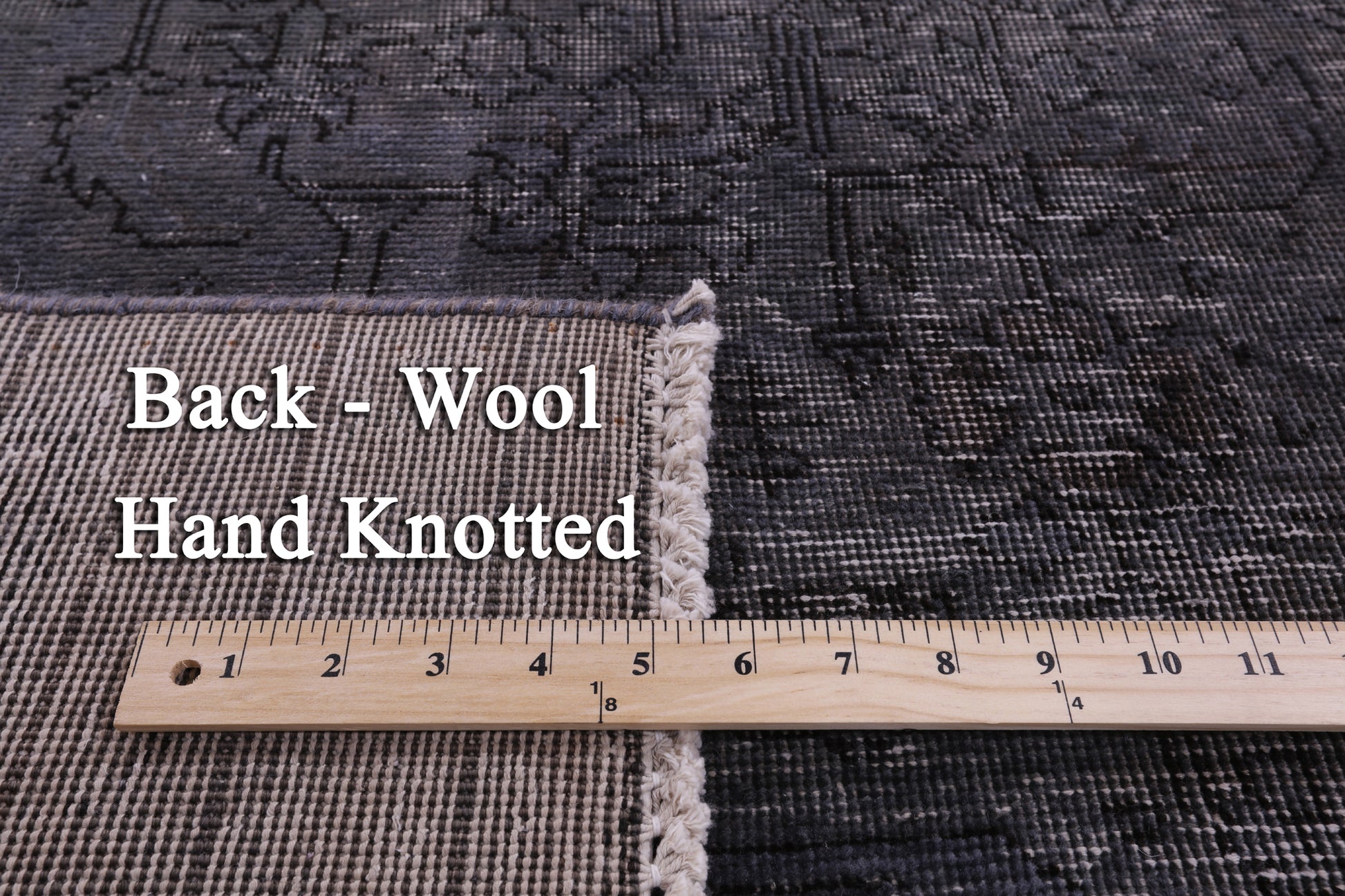 Persian Overdyed Handmade Wool Rug - 5' 5" X 9' 6" - Golden Nile