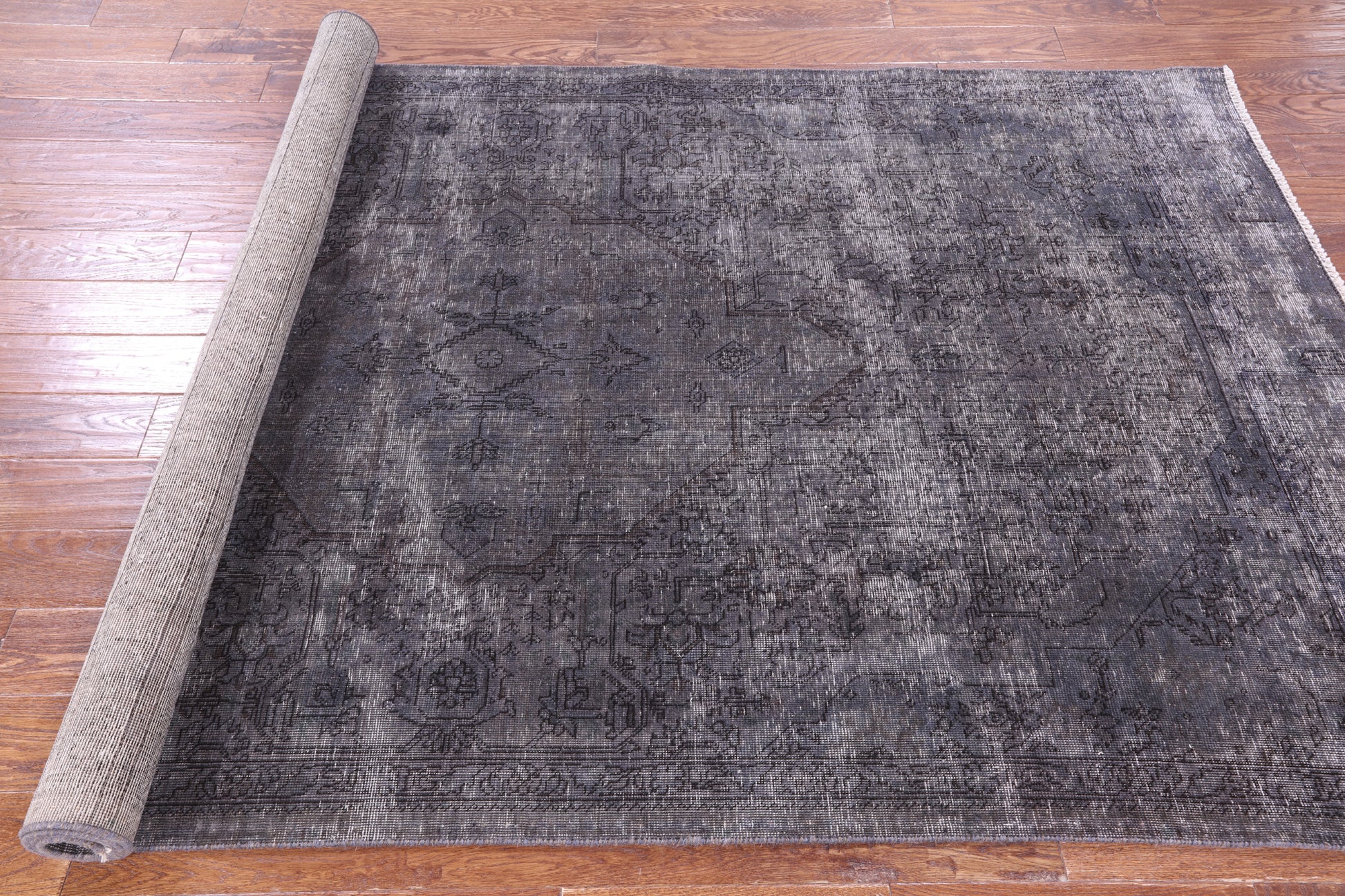 Persian Overdyed Handmade Wool Rug - 5' 5" X 9' 6" - Golden Nile