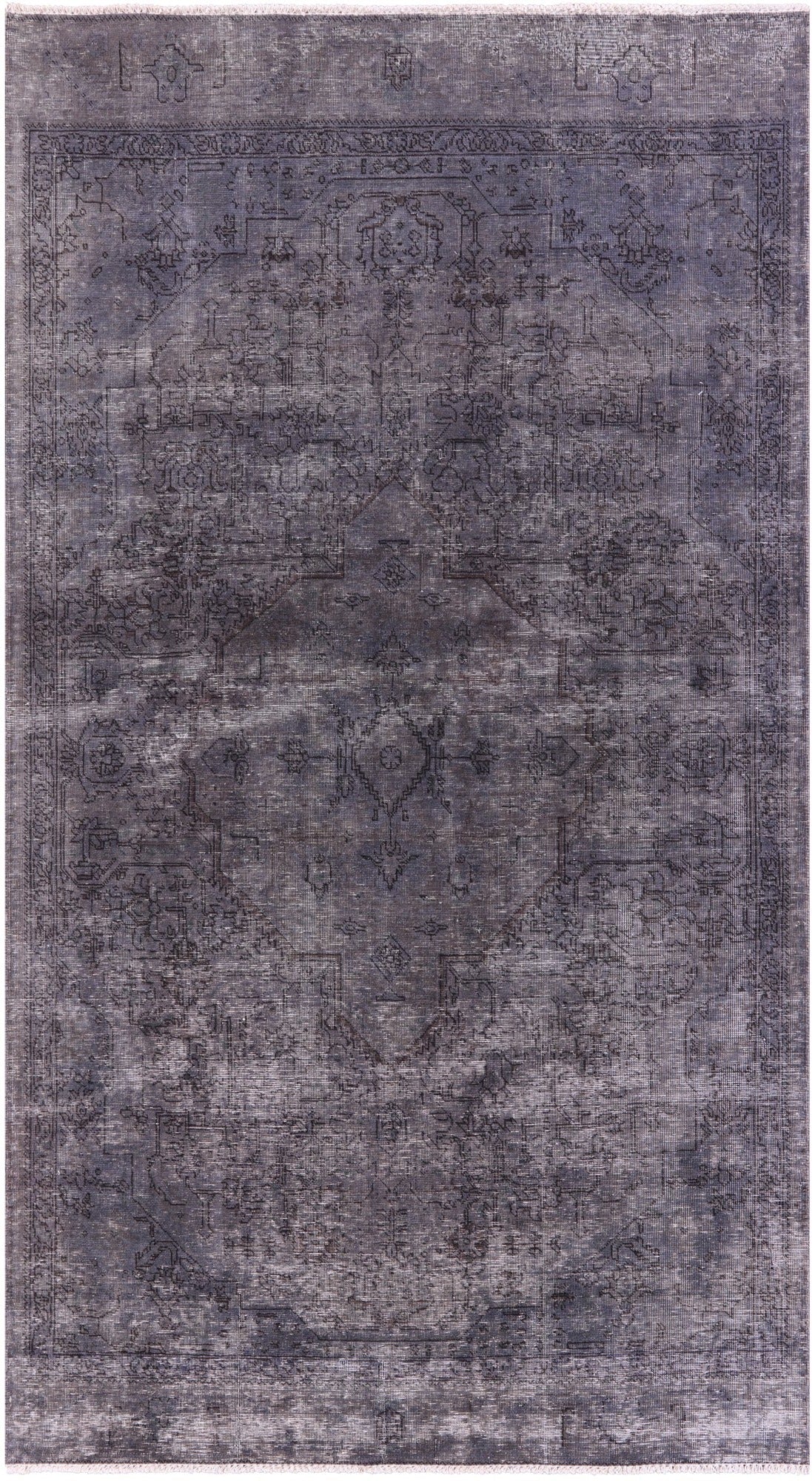 Persian Overdyed Handmade Wool Rug - 5' 5" X 9' 6" - Golden Nile