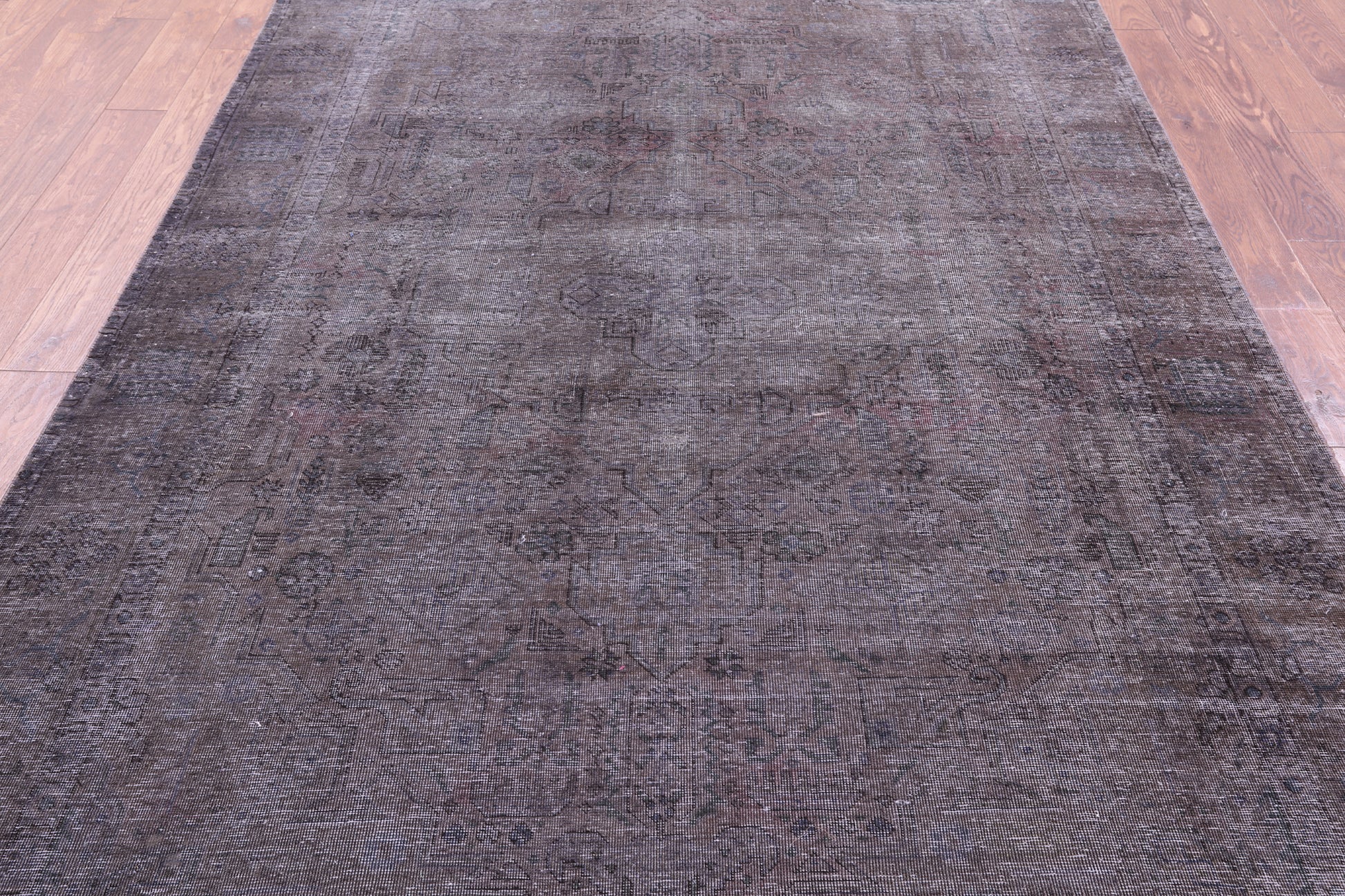 Persian Overdyed Hand Knotted Wool Rug - 6' 5" X 9' 7" - Golden Nile