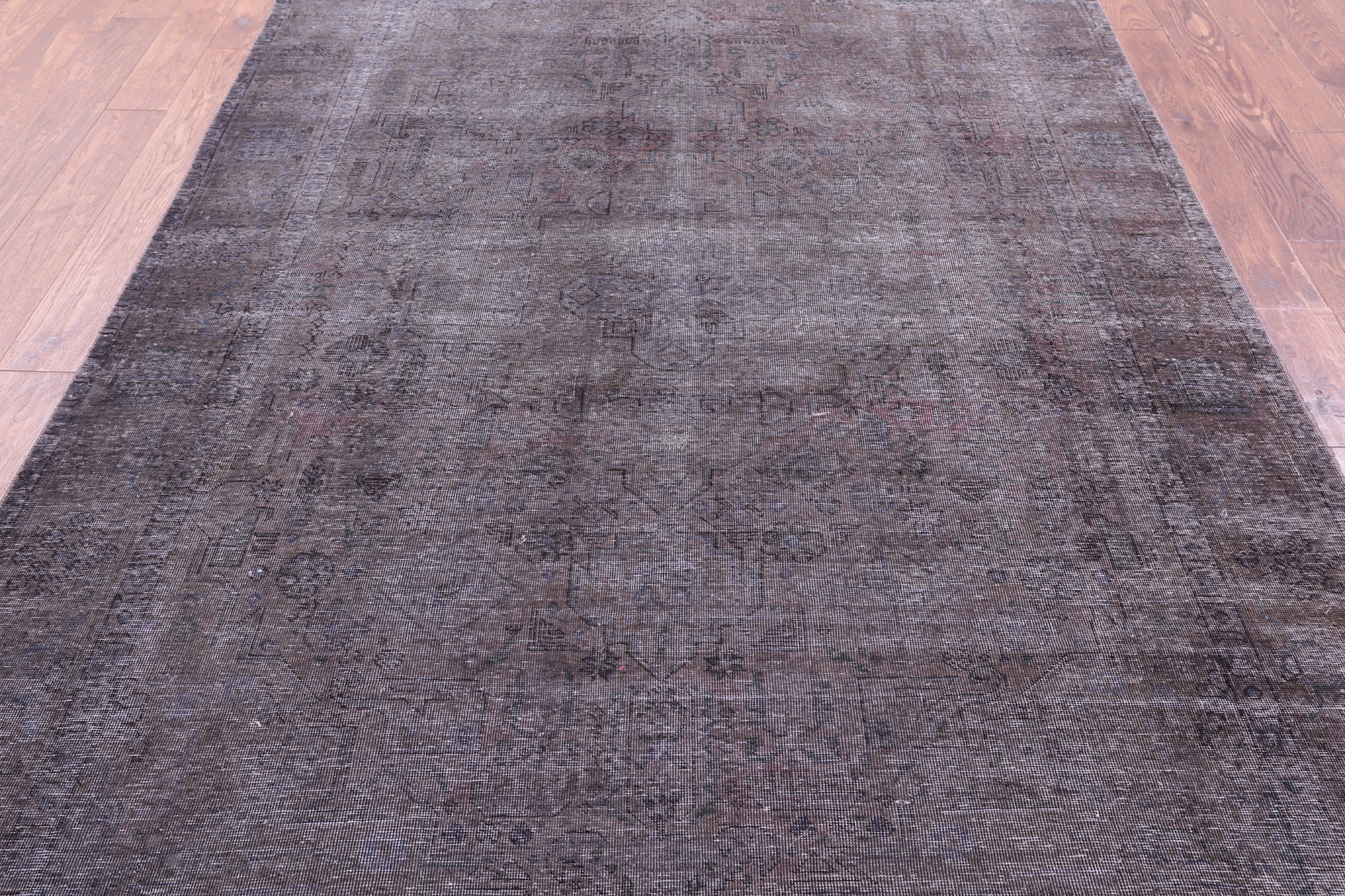 Persian Overdyed Hand Knotted Wool Rug - 6' 5" X 9' 7" - Golden Nile