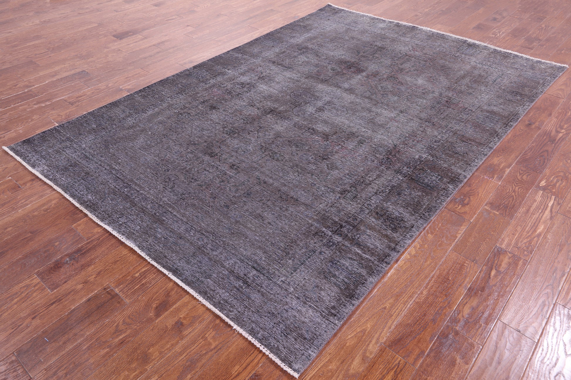 Persian Overdyed Hand Knotted Wool Rug - 6' 5" X 9' 7" - Golden Nile